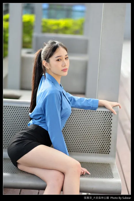 [Mzsock] NO.091 Zhang Yachun, Daan Forest, high heels and beautiful legs, outdoor shot street photography#[54P]-43